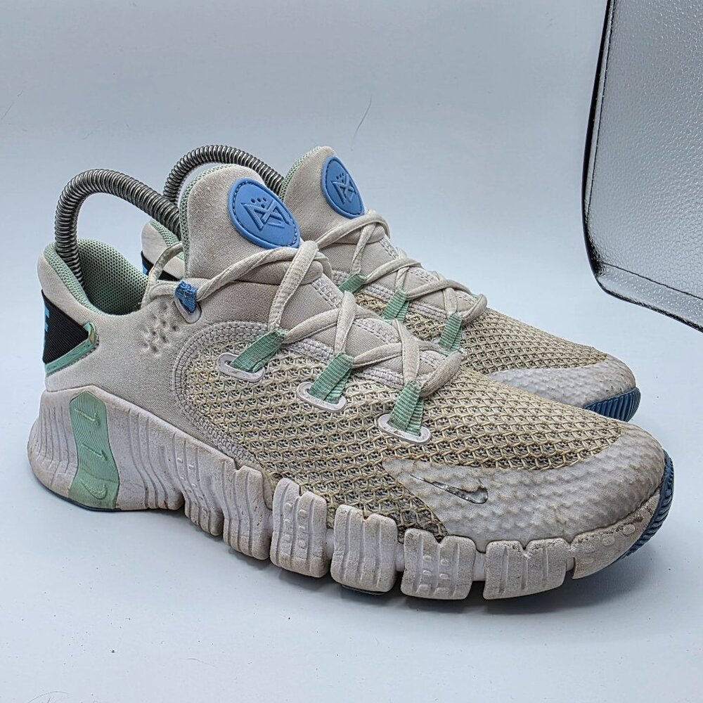 Nike Free Metcon 4 Womens Size 6.5 White Mint Foam Sneaker Shoes Training CZ0596